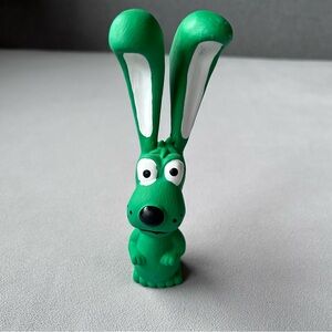 Dog Toy ~ Squeaky Rabbit ~ Green ~ Brand New!